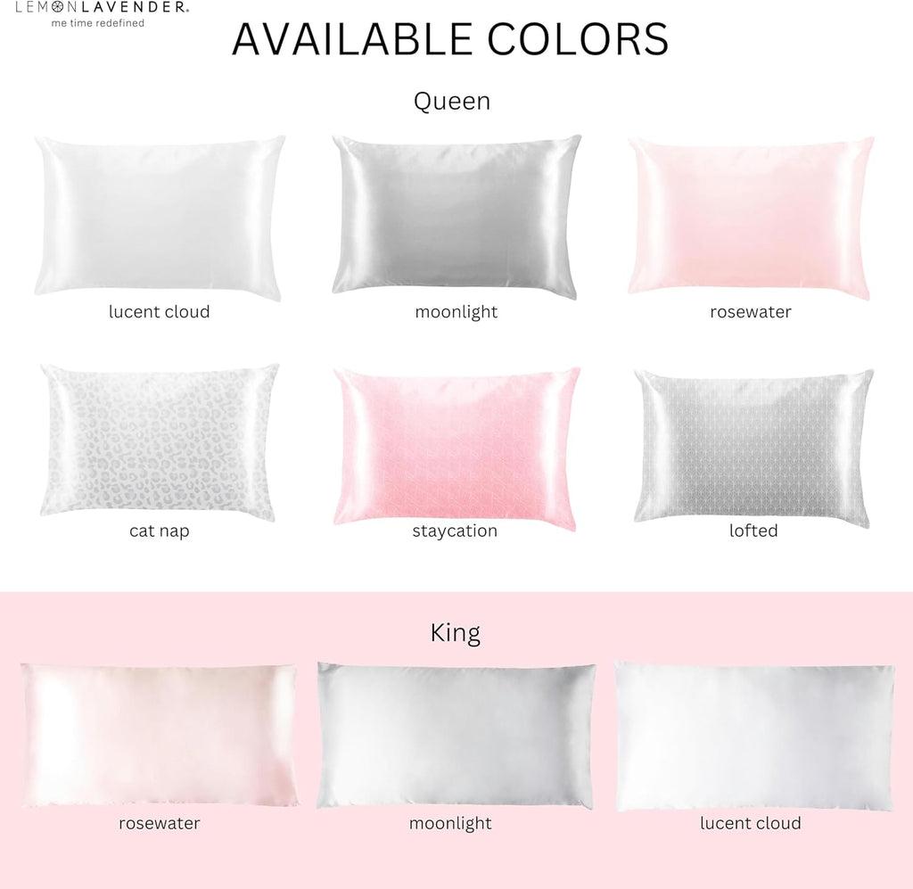 Luxe Satin Pillowcase 20" X 28" - Lofted (Queen)