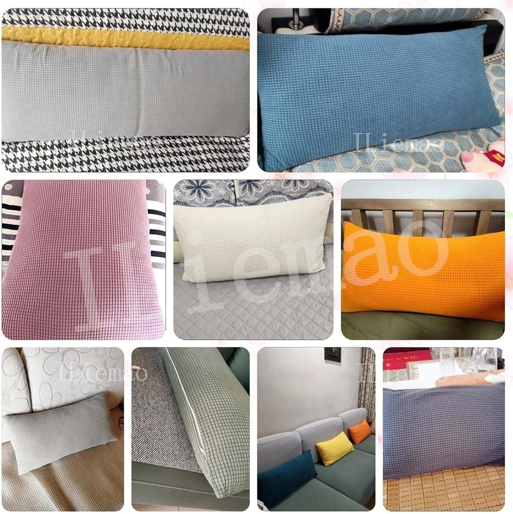 Pillowcases Standard 20x28 Set of 2 Throw Pillow Covers 24x24 Cotton and Polyester Pillow Protectors 12x20 Pillow Cases 24x31 with zipper Decorative for Sofa Car Bed Cushion Slipcover(Lemon Yellow,40x