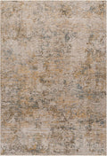 Turing Living Room, Bedroom Area Rug - Abstract Distressed Faded Overdyed - Contemporary Modern Transitional Boho - Tan, Light Sage, Sage, Beige, Yellow - 5' x 7'5"