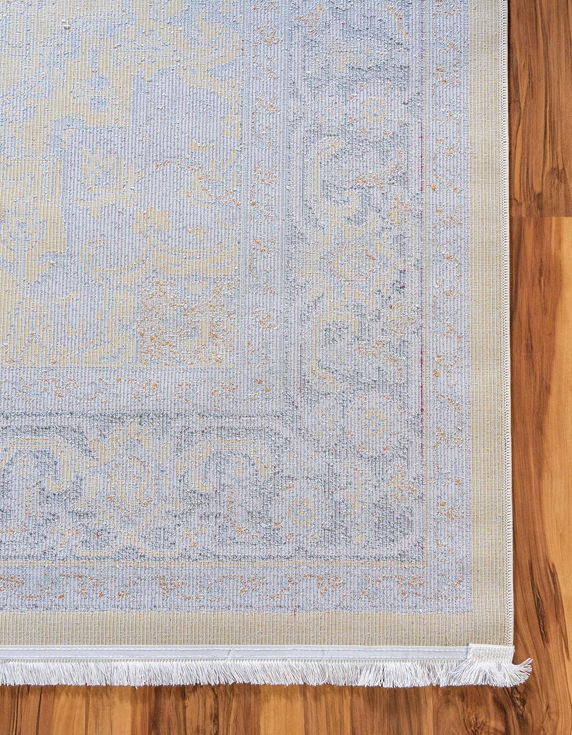 Baracoa Collection Area Rug - Prado (4' 3" x 6' 1" Rectangle, Yellow/ Ivory)