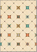 Modern Abstrac Area Rug Geometry Carpet for Farmhouse Bedroom Large Living Room Rugs Indoor Outdoor Door Mats Soft Non Slip Courtyard Kitchen Runner Decor Carpets 4.2' X 6.2'/Yellow