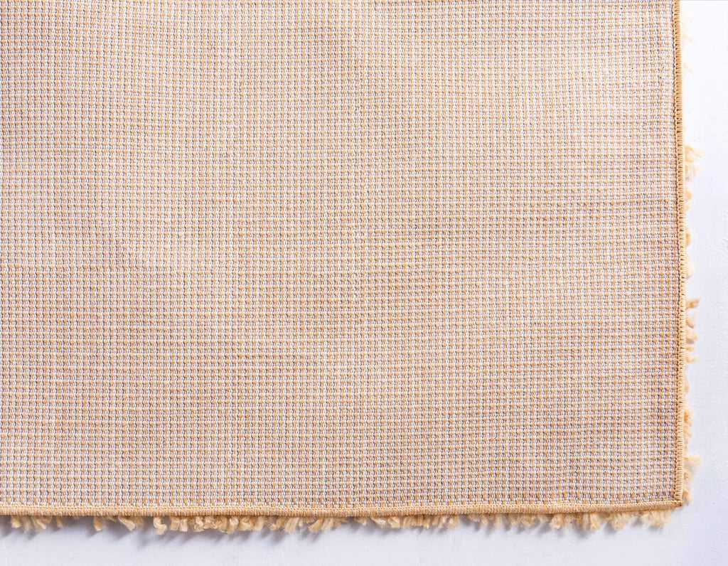 Davos Shag Collection Area Rug - Solid (5' 3" x 8' Rectangle, Sun Yellow)